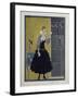 Barbier Black Dress-Vintage Apple Collection-Framed Giclee Print