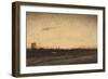 Barbizon, le crépuscule, près de la porte aux Vaches-Félix Ziem-Framed Giclee Print