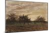 Barbizon: le crépuscule-Félix Ziem-Mounted Giclee Print