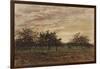 Barbizon: le crépuscule-Félix Ziem-Framed Giclee Print