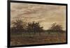 Barbizon: le crépuscule-Félix Ziem-Framed Giclee Print