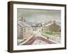 Barbon in the Snow, 1952-Stephen Harris-Framed Giclee Print