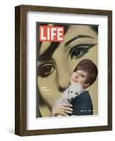 Barbra Streisand, March 18, 1966-Bill Eppridge-Framed Photographic Print