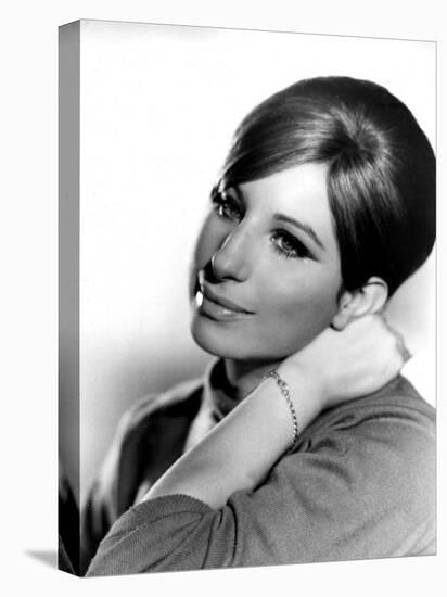 Barbra Streisand, Portrait from Funny Girl, 1968-null-Stretched Canvas