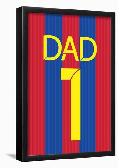 Barca Dad-null-Framed Poster
