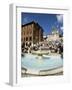 Barcaccia Fountain, Piazza Di Spagna, Rome, Lazio, Italy-Guy Thouvenin-Framed Photographic Print