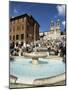 Barcaccia Fountain, Piazza Di Spagna, Rome, Lazio, Italy-Guy Thouvenin-Mounted Photographic Print