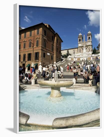 Barcaccia Fountain, Piazza Di Spagna, Rome, Lazio, Italy-Guy Thouvenin-Framed Photographic Print