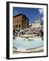Barcaccia Fountain, Piazza Di Spagna, Rome, Lazio, Italy-Guy Thouvenin-Framed Photographic Print