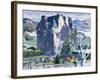 Barcaldine Castle, Argyll, c. 1928-Francis Campbell Boileau Cadell-Framed Giclee Print