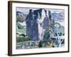 Barcaldine Castle, Argyll-Francis Campbell Cadell-Framed Giclee Print