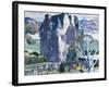 Barcaldine Castle, Argyll-Francis Campbell Cadell-Framed Giclee Print