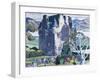 Barcaldine Castle, Argyll-Francis Campbell Cadell-Framed Giclee Print