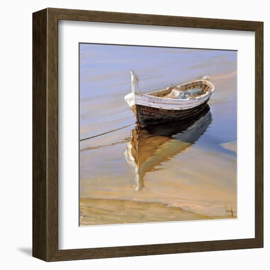 Barcas Descansando-Jaume Laporta-Framed Giclee Print