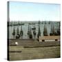 Barcelon (Spain), View of the Port and the Harbour-Leon, Levy et Fils-Stretched Canvas