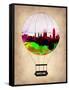 Barcelona Air Balloon 2-NaxArt-Framed Stretched Canvas