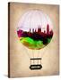 Barcelona Air Balloon 2-NaxArt-Stretched Canvas