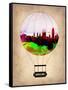 Barcelona Air Balloon 2-NaxArt-Framed Stretched Canvas