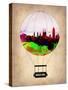 Barcelona Air Balloon 2-NaxArt-Stretched Canvas