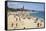 Barcelona Beach, Barcelona, Catalonia, Spain-Mark Mawson-Framed Stretched Canvas