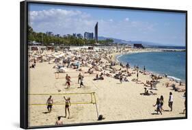 Barcelona Beach, Barcelona, Catalonia, Spain-Mark Mawson-Framed Photographic Print