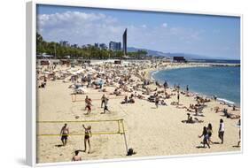 Barcelona Beach, Barcelona, Catalonia, Spain-Mark Mawson-Framed Photographic Print