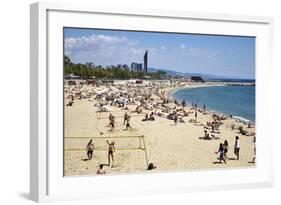 Barcelona Beach, Barcelona, Catalonia, Spain-Mark Mawson-Framed Photographic Print