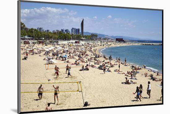 Barcelona Beach, Barcelona, Catalonia, Spain-Mark Mawson-Mounted Photographic Print