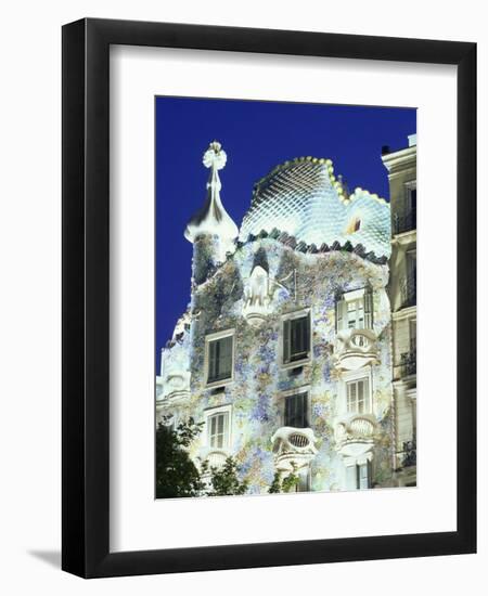 Barcelona, Casa Batllo, Spain-Steve Vidler-Framed Premium Photographic Print