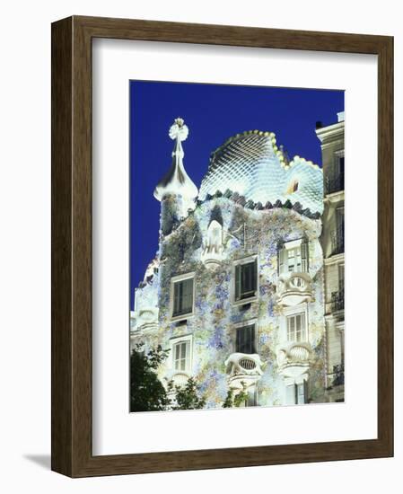 Barcelona, Casa Batllo, Spain-Steve Vidler-Framed Photographic Print