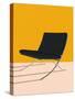 Barcelona Chair by Mies Van Der Rohe-Rosi Feist-Stretched Canvas