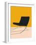 Barcelona Chair by Mies Van Der Rohe-Rosi Feist-Framed Giclee Print