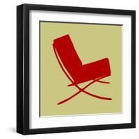 Barcelona Chair-Anita Nilsson-Framed Art Print