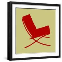 Barcelona Chair-Anita Nilsson-Framed Art Print