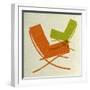Barcelona Chairs II-Anita Nilsson-Framed Art Print
