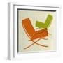 Barcelona Chairs II-Anita Nilsson-Framed Art Print