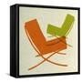 Barcelona Chairs II-Anita Nilsson-Framed Stretched Canvas