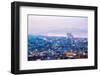 Barcelona Cityscape at Dusk Spain-vichie81-Framed Photographic Print