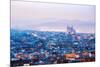 Barcelona Cityscape at Dusk Spain-vichie81-Mounted Photographic Print