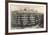 Barcelona: Gaudi's Casa Mila, Paseo De Gracia-null-Framed Photographic Print