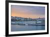 Barcelona Marina at Sunset, Barcelona, Catalonia, Spain-Mark Mawson-Framed Photographic Print