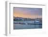 Barcelona Marina at Sunset, Barcelona, Catalonia, Spain-Mark Mawson-Framed Photographic Print