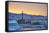 Barcelona Marina, Barcelona, Catalonia, Spain-Mark Mawson-Framed Stretched Canvas