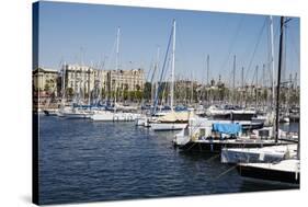 Barcelona Marina, Barcelona, Catalonia, Spain-Mark Mawson-Stretched Canvas