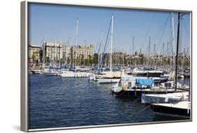 Barcelona Marina, Barcelona, Catalonia, Spain-Mark Mawson-Framed Photographic Print