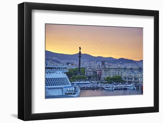 Barcelona Marina, Barcelona, Catalonia, Spain-Mark Mawson-Framed Premium Photographic Print