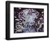 Barcelona Market (Pen & Ink and W/C on Paper)-Laurence Fish-Framed Giclee Print