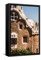 Barcelona Park Guell Fairy Tale Mosaic House on Entrance-perszing1982-Framed Stretched Canvas