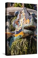 Barcelona Park Guell Fairy Tale Mosaic House on Entrance-perszing1982-Stretched Canvas