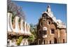 Barcelona Park Guell Fairy Tale Mosaic House on Entrance-perszing1982-Mounted Photographic Print